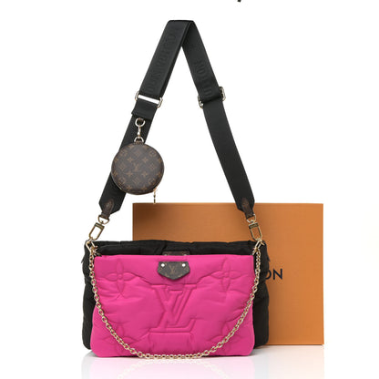 Louis Vuitton Econyl Monogram Pillow Maxi Multi Pochette Accessories Black Fuchsia 13 of 13
