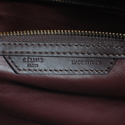 Celine Python Mini Luggage Burgundy 7 of 10
