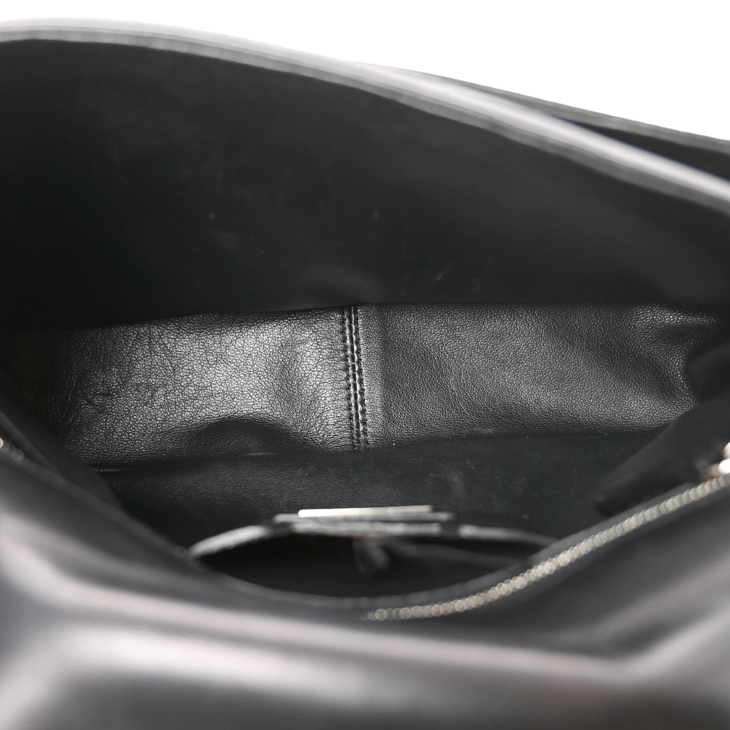 Fendi Nappa Be Baguette Crossbody Bag Black 5 of 10