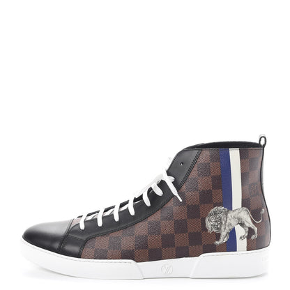 Louis Vuitton Damier Ebene Lion Chapman Sneakers 12 1 of 10