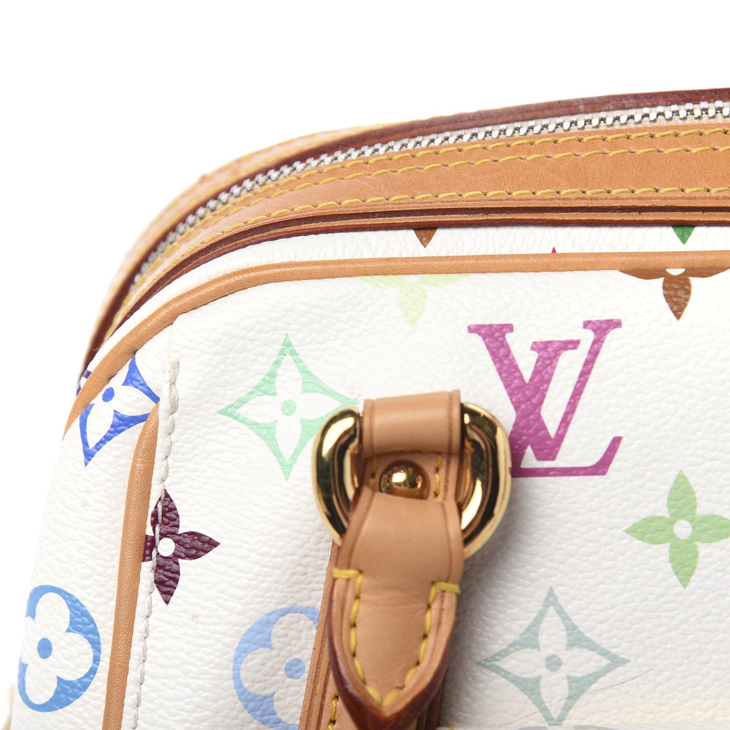 Louis Vuitton Monogram Multicolor Priscilla White 9 of 15