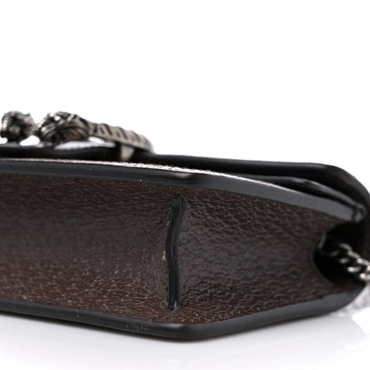 Gucci Monogram Jumbo GG Textured Dollar Calfskin Super Mini Dionysus Shoulder Bag Camel Ebony New Acero 8 of 8