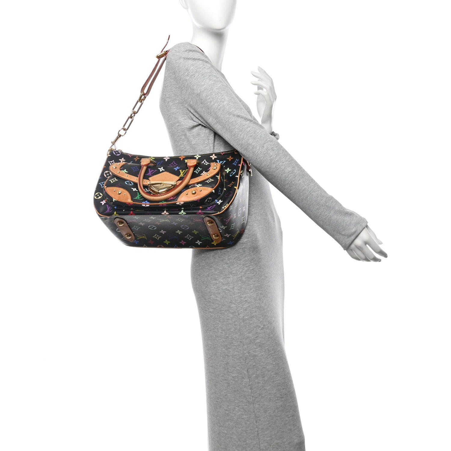 Louis Vuitton Monogram Multicolor Rita Black 2 of 14