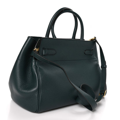 Mulberry Heavy Grain Belted Bayswater Tote Mulberry Green 3 of 12