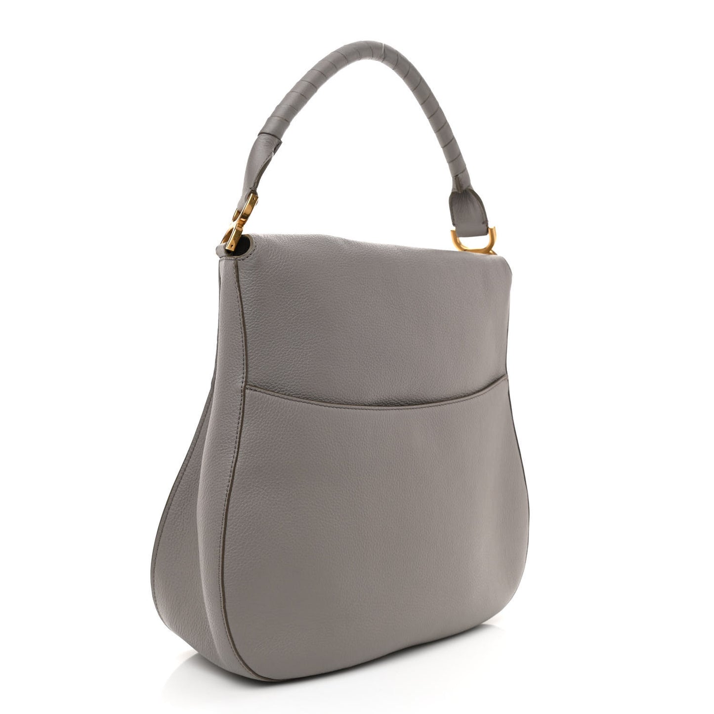 Calfskin Marcie Hobo Cashmere Grey