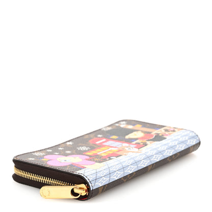 Louis Vuitton Monogram 2021 Christmas Animation London Zippy Wallet 4 of 7