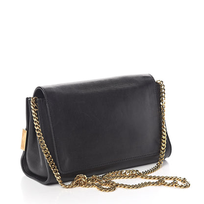 Chloe Lambskin Medium Elle Chain Clutch Black 3 of 9