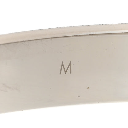 Louis Vuitton Brass Palladium Plated Nanogram Cuff M Silver 6 of 8