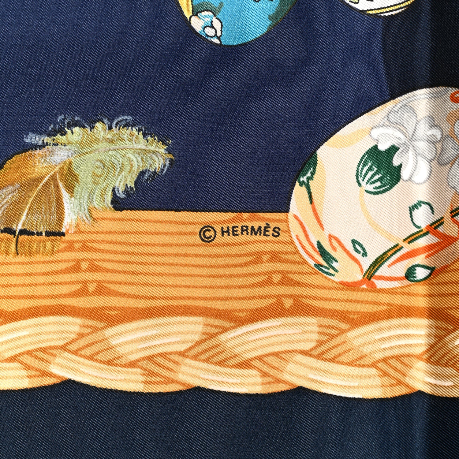 Hermes Silk Couvee d'Hermes Scarf 90 Multicolor 4 of 8