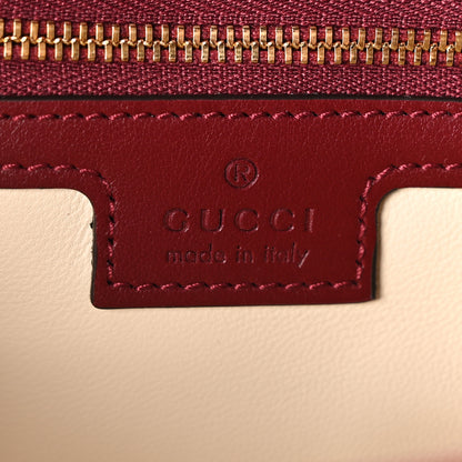 Gucci Calfskin Matelasse Small GG Marmont Shoulder Bag Rosso Ancora Red 6 of 10