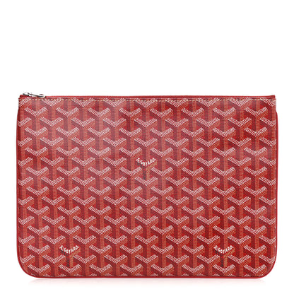 Goyard Goyardine Senat Pochette MM Red 2 of 16
