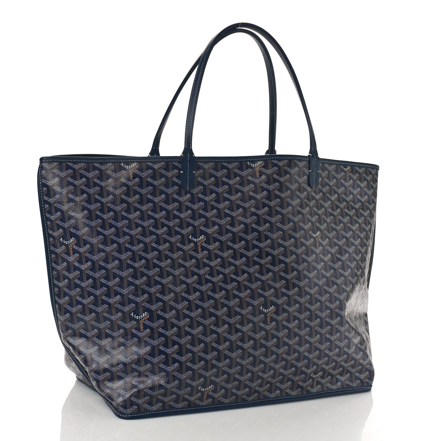 Goyard Goyardine Reversible Anjou GM Navy 4 of 9