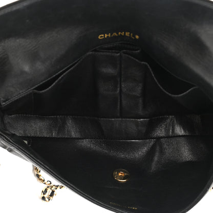 Chanel Lambskin East West Chocolate Bar Flap Black 5 of 10