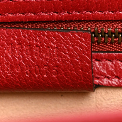 Gucci GG Supreme Monogram Small Queen Margaret Top Handle Bag Red 7 of 10