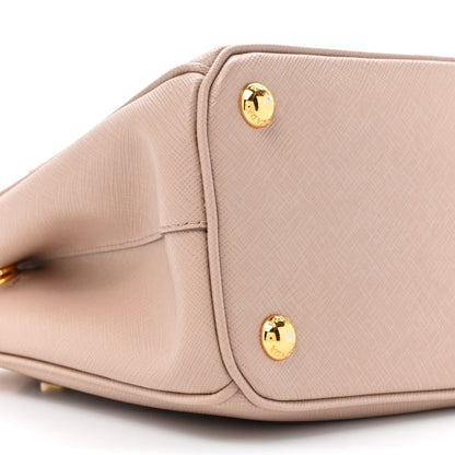 Prada Saffiano Mini Galleria Double Zip Tote Cammeo 9 of 12