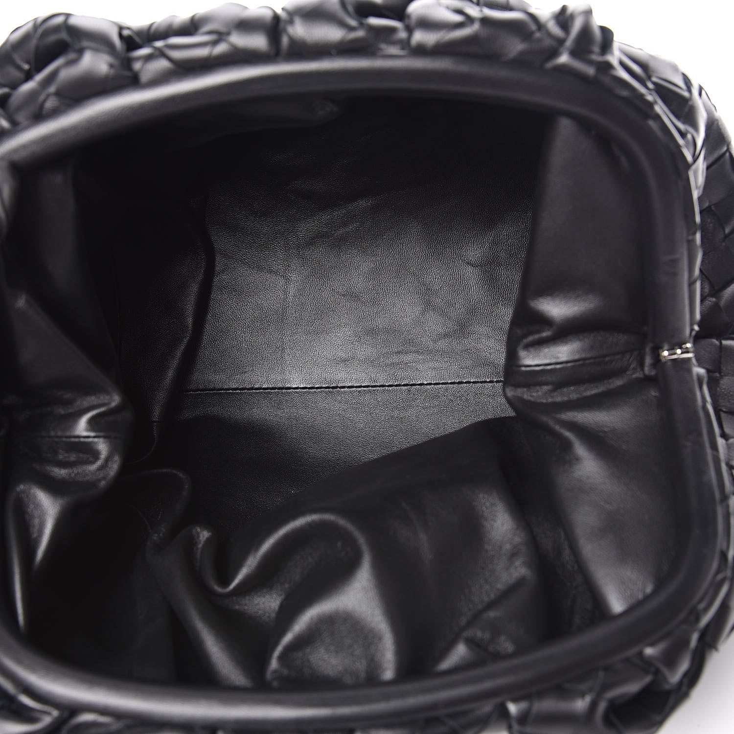 Bottega Veneta Nappa Maxi Intreccio The Pouch Oversized Clutch Black 5 of 10