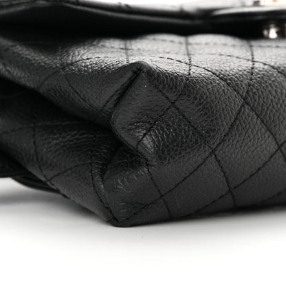 Chanel Grained Calfskin Quilted 2.55 Reissue Flap Belt Bag Clutch Black 10 of 13
