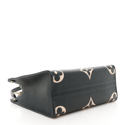 Louis Vuitton Empreinte Monogram Giant Onthego PM Black Beige 4 of 10