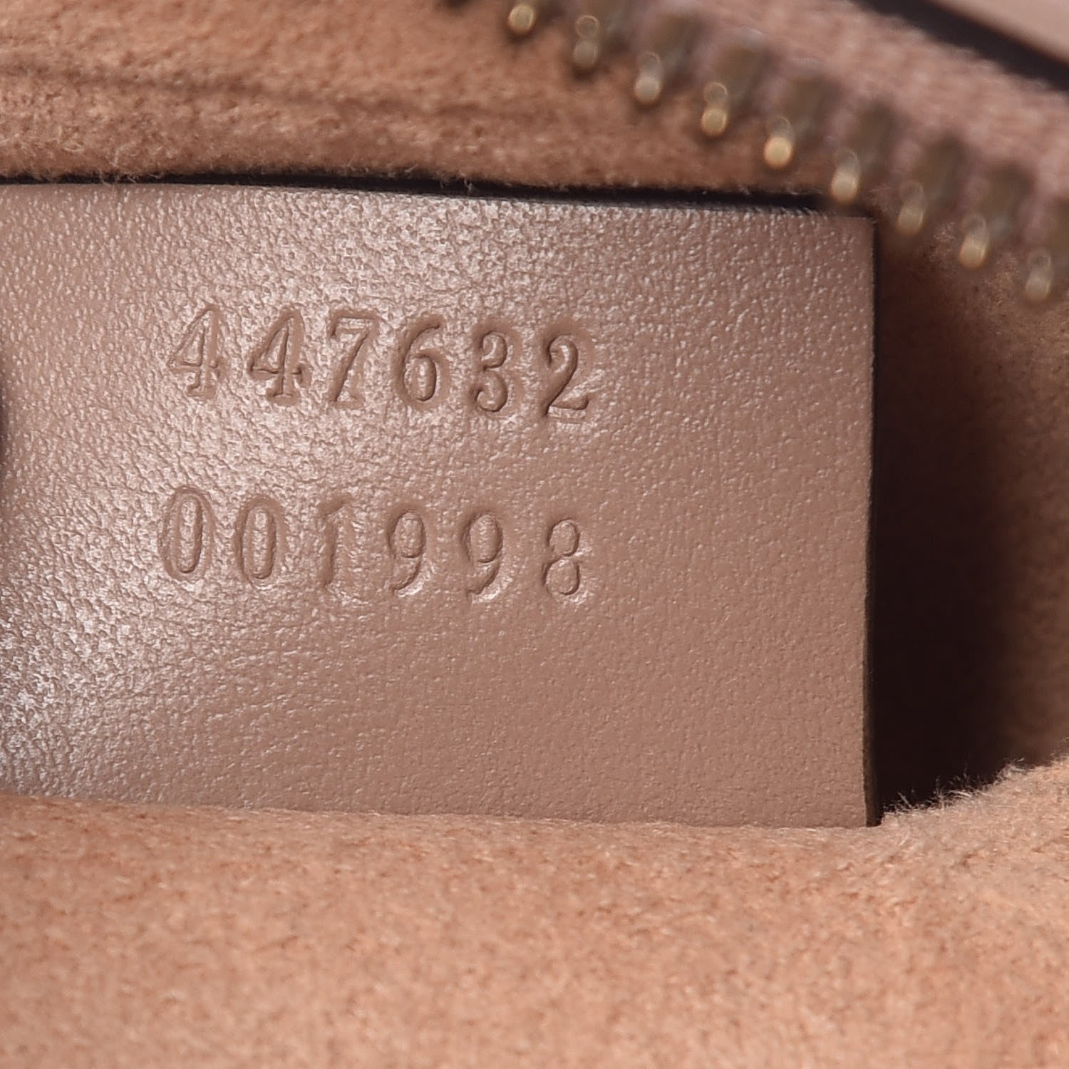 Gucci Calfskin Matelasse Small GG Marmont Chain Shoulder Bag Taupe 7 of 12