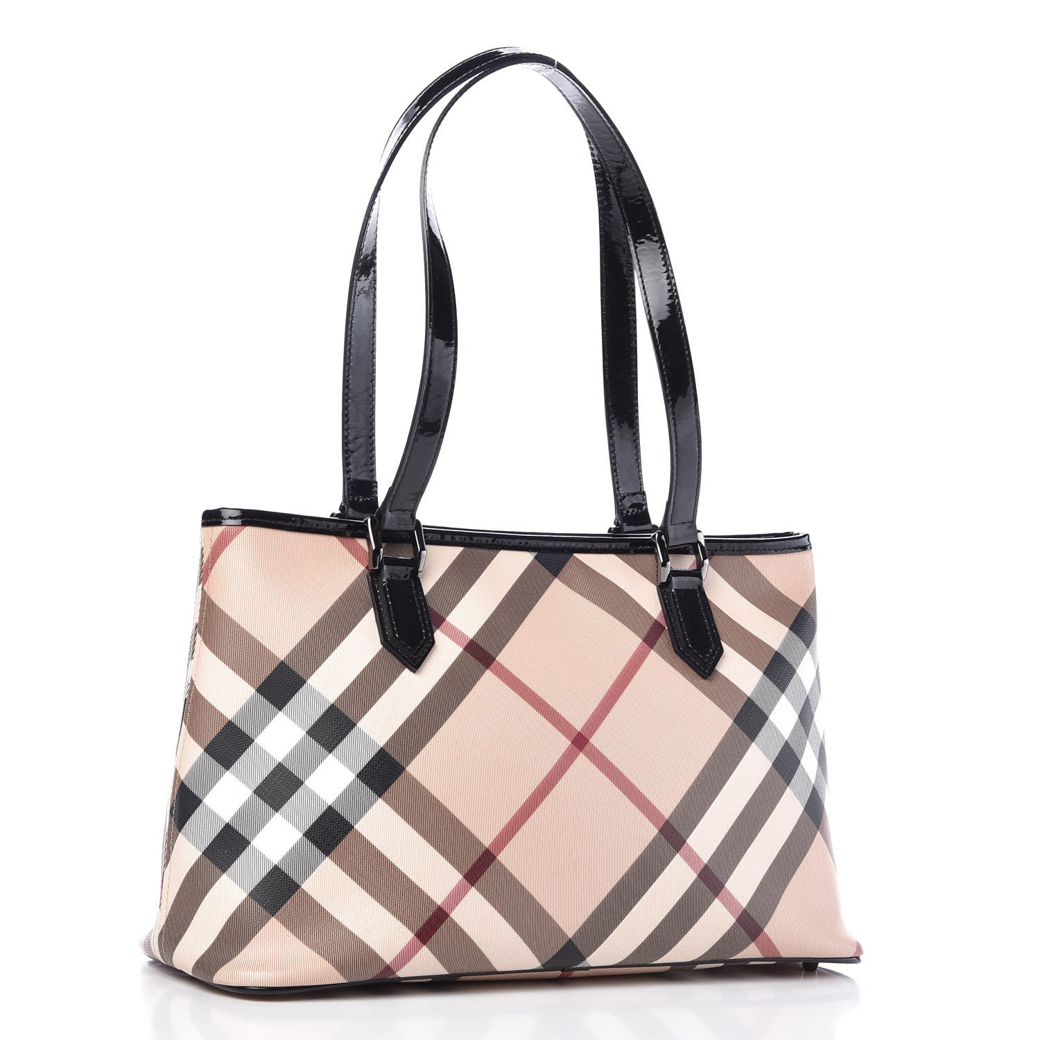 Burberry Supernova Check Regent Tote Black 3 of 10