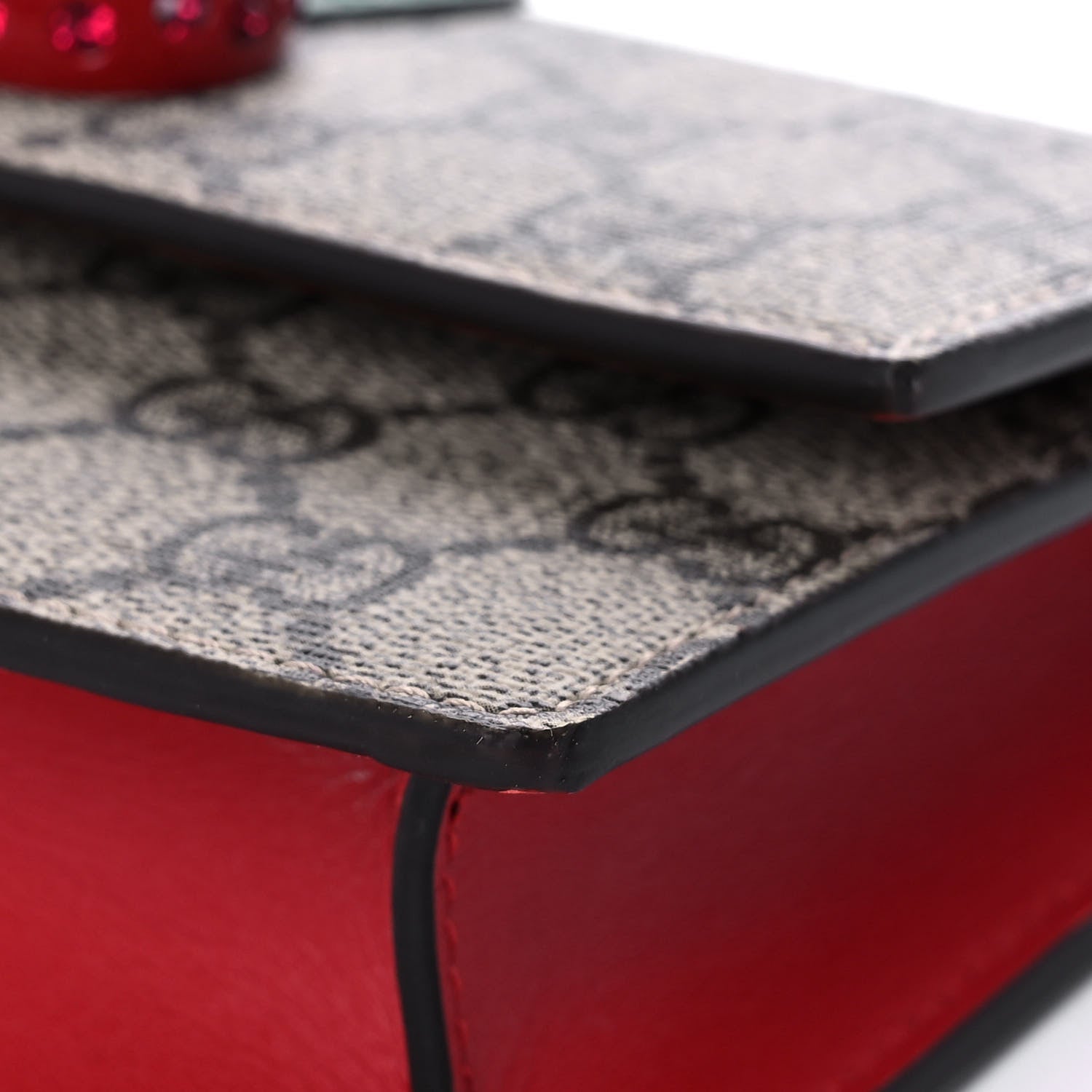 Gucci GG Supreme Monogram Mini Cherry Chain Bag 9 of 11