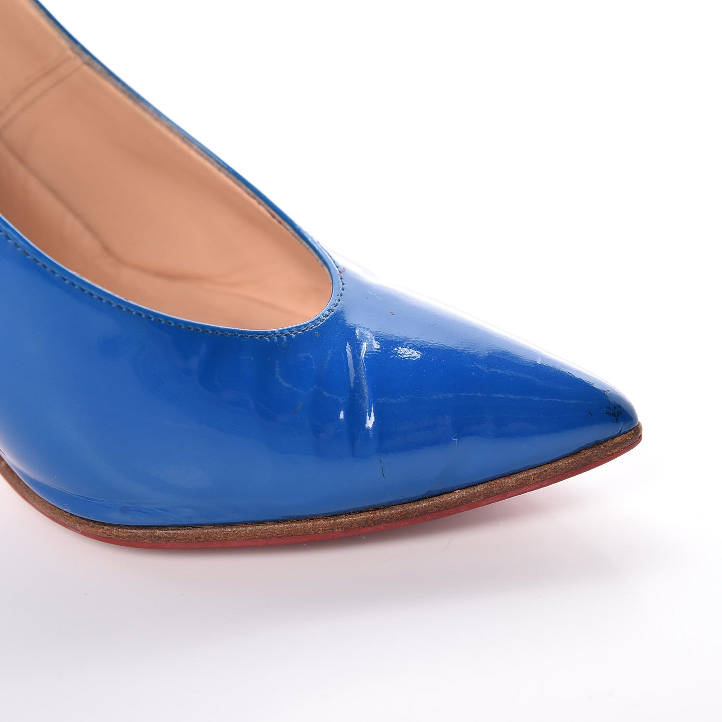 Patent Lola Pumps 37 Blue