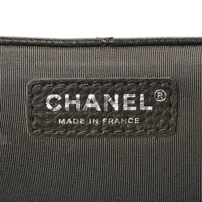 Chanel Calfskin Quilted XXL Travel Flap Bag Khaki 6 of 7