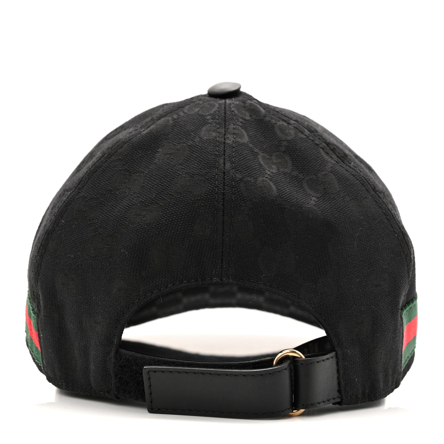 Monogram Web Baseball Hat M 58 Black
