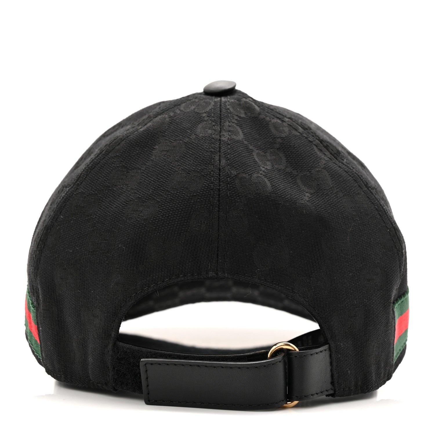 Gucci Monogram Web Baseball Hat M 58 Black 6 of 9