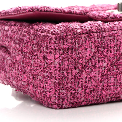 Chanel Metallic Tweed Quilted Mini Rectangular Flap Pink 9 of 11