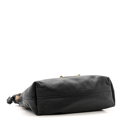 Burberry Calfskin House Check Little Crush Black 4 of 13