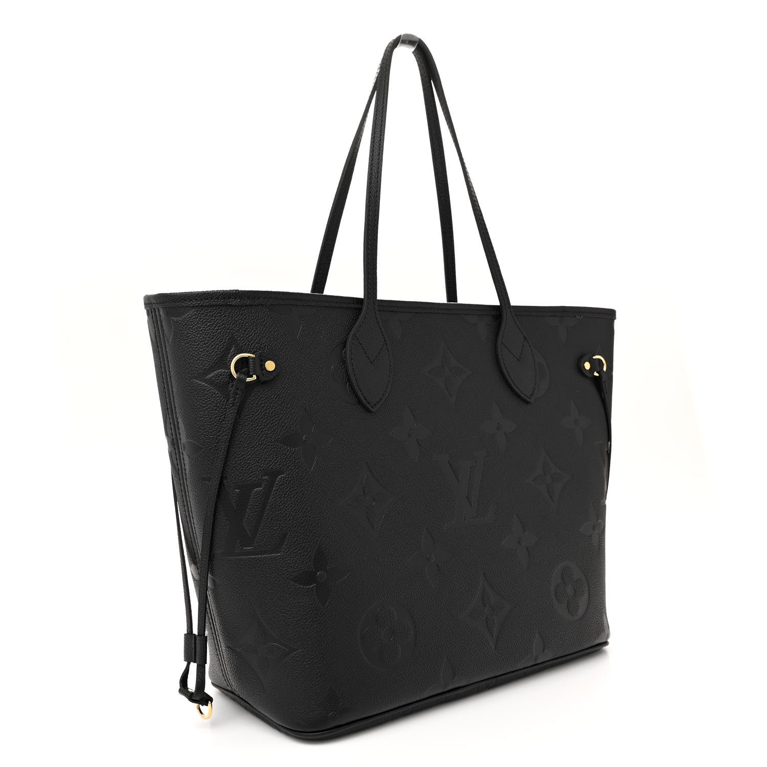 Louis Vuitton Empreinte Monogram Giant Neverfull MM Black 4 of 10