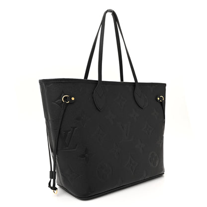 Louis Vuitton Empreinte Monogram Giant Neverfull MM Black 4 of 10