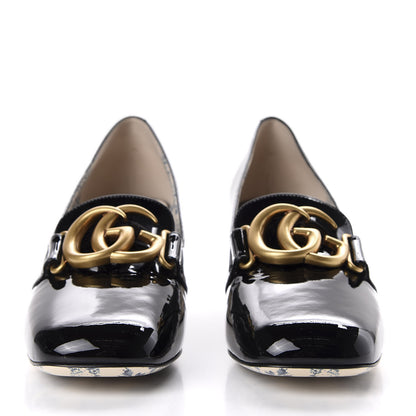 Gucci Vernice GG Victoire 55mm Loafer Pumps 39.5 Black 2 of 10