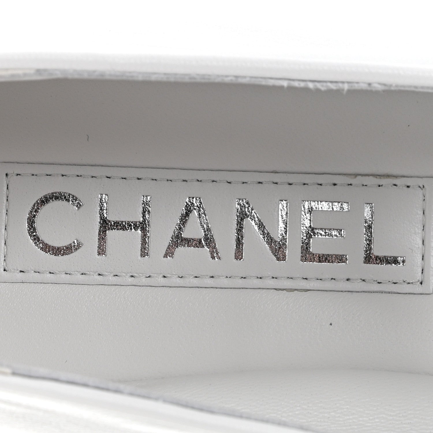 Chanel Lambskin Knit Grosgrain Cap Toe CC Ballerina Flats With Leg Warmers 38.5 White Black 9 of 11