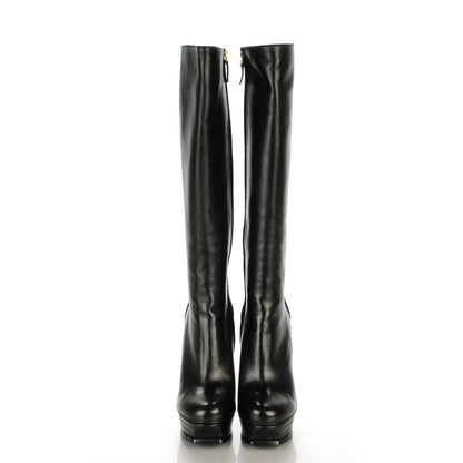 Saint Laurent Nappa Tribute 105 Platform Knee High Boots 38.5 Black 2 of 7