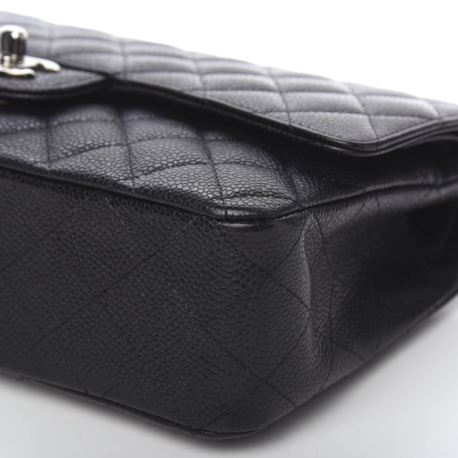 Chanel Caviar Quilted Medium Double Flap Black 6 of 10