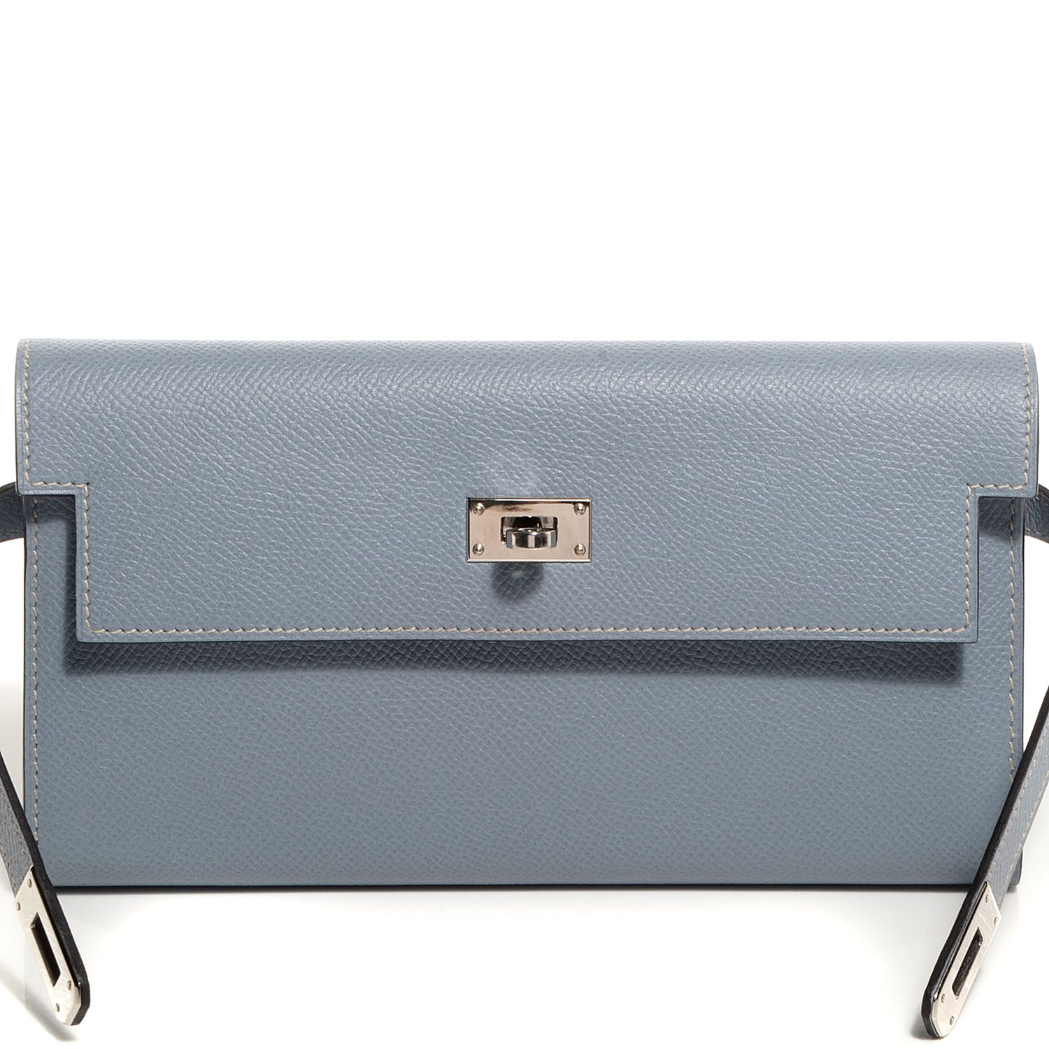 Hermes Epsom Kelly Long Wallet Ciel 3 of 13