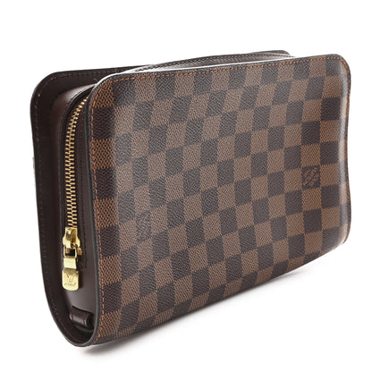 Louis Vuitton Damier Ebene Pochette Saint Louis Clutch Clutch 3 of 8