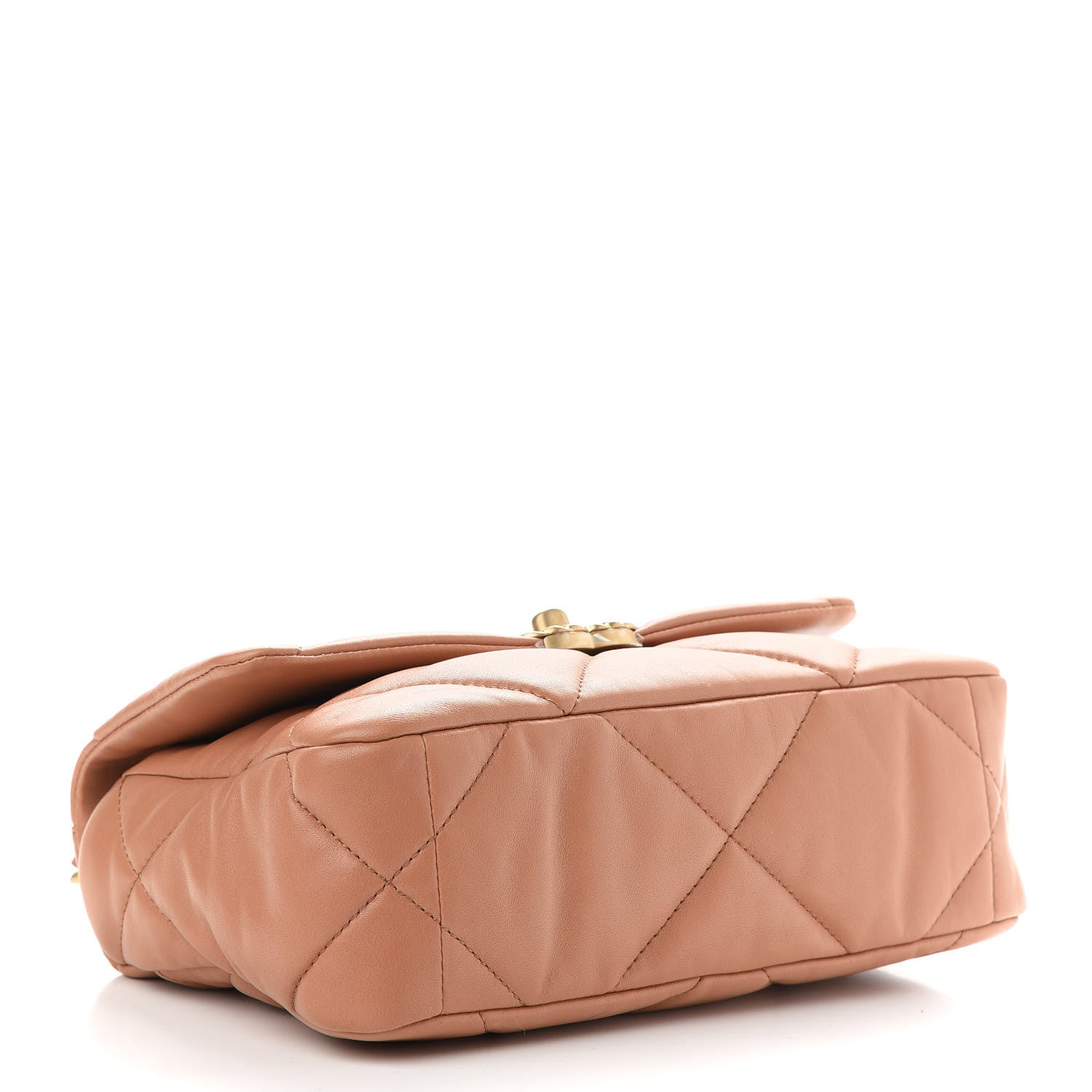 Chanel Lambskin Quilted Medium Chanel 19 Flap Brown 4 of 9