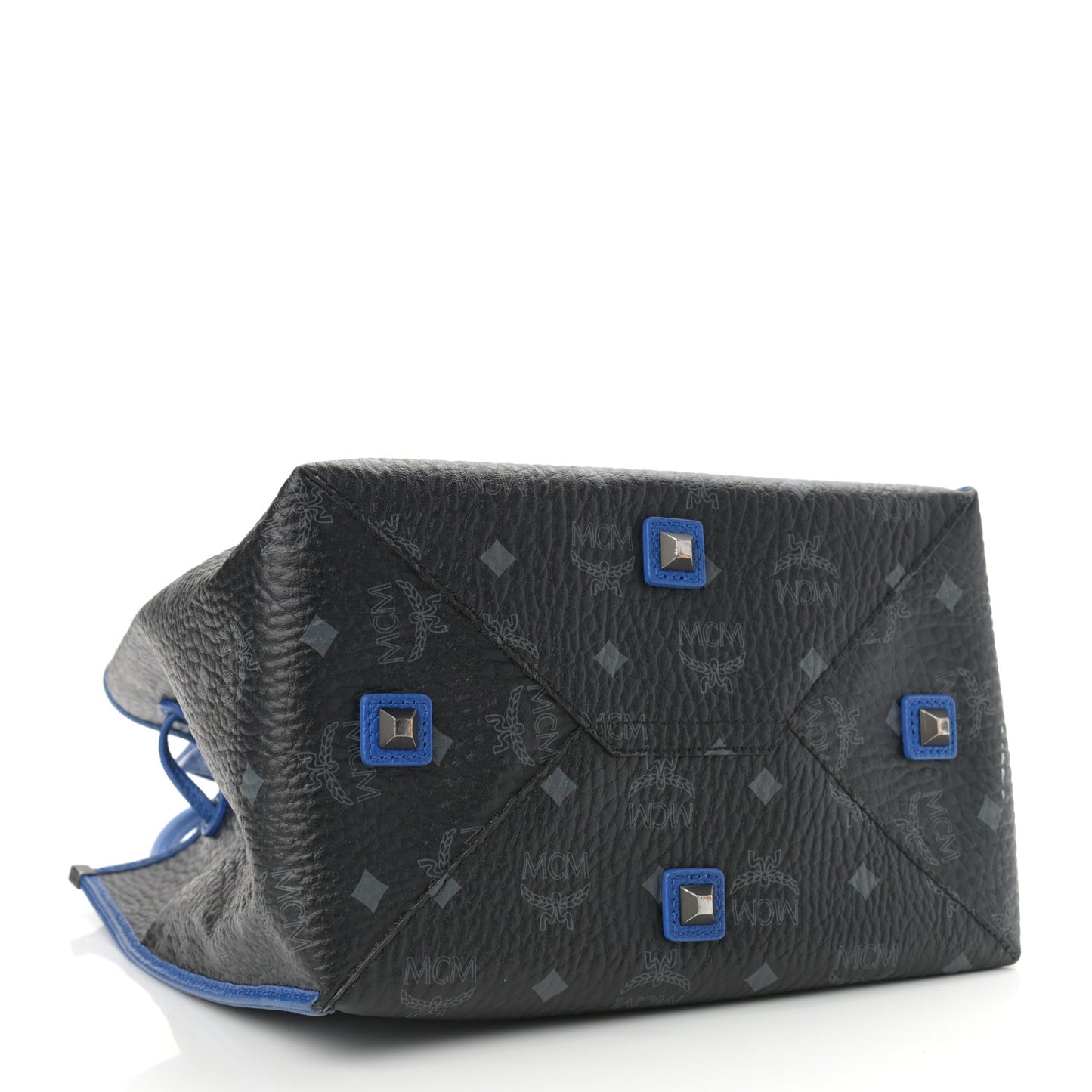 Visetos Kira Drawstring Bag Black Blue