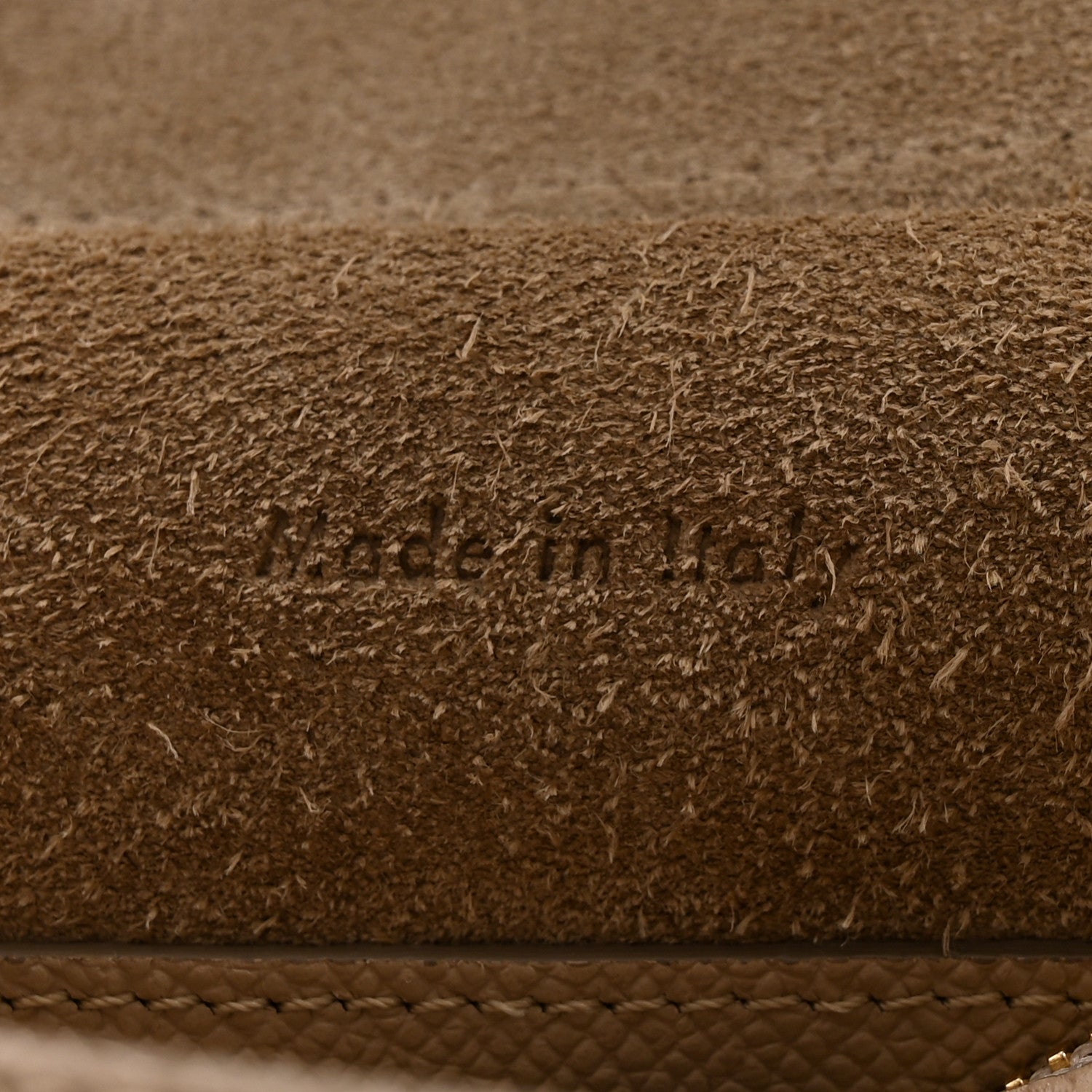 Celine Grained Calfskin Micro Belt Bag Beige 7 of 11
