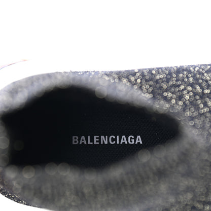 Balenciaga Knit Metal Womens Speed Sneakers 37 Black Gold 8 of 10