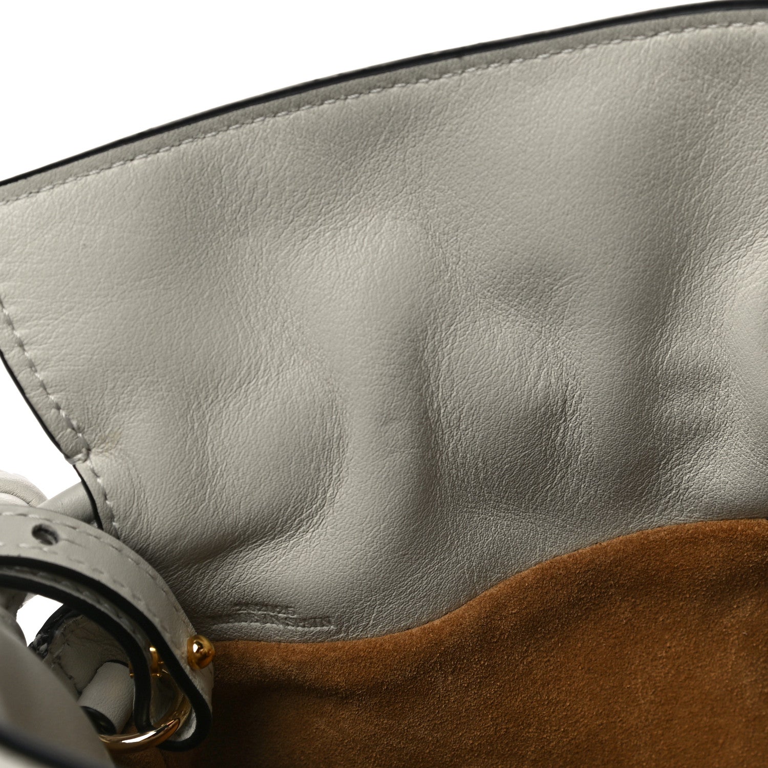 Loewe Calfskin Mini Flamenco Knot Bag White 14 of 16