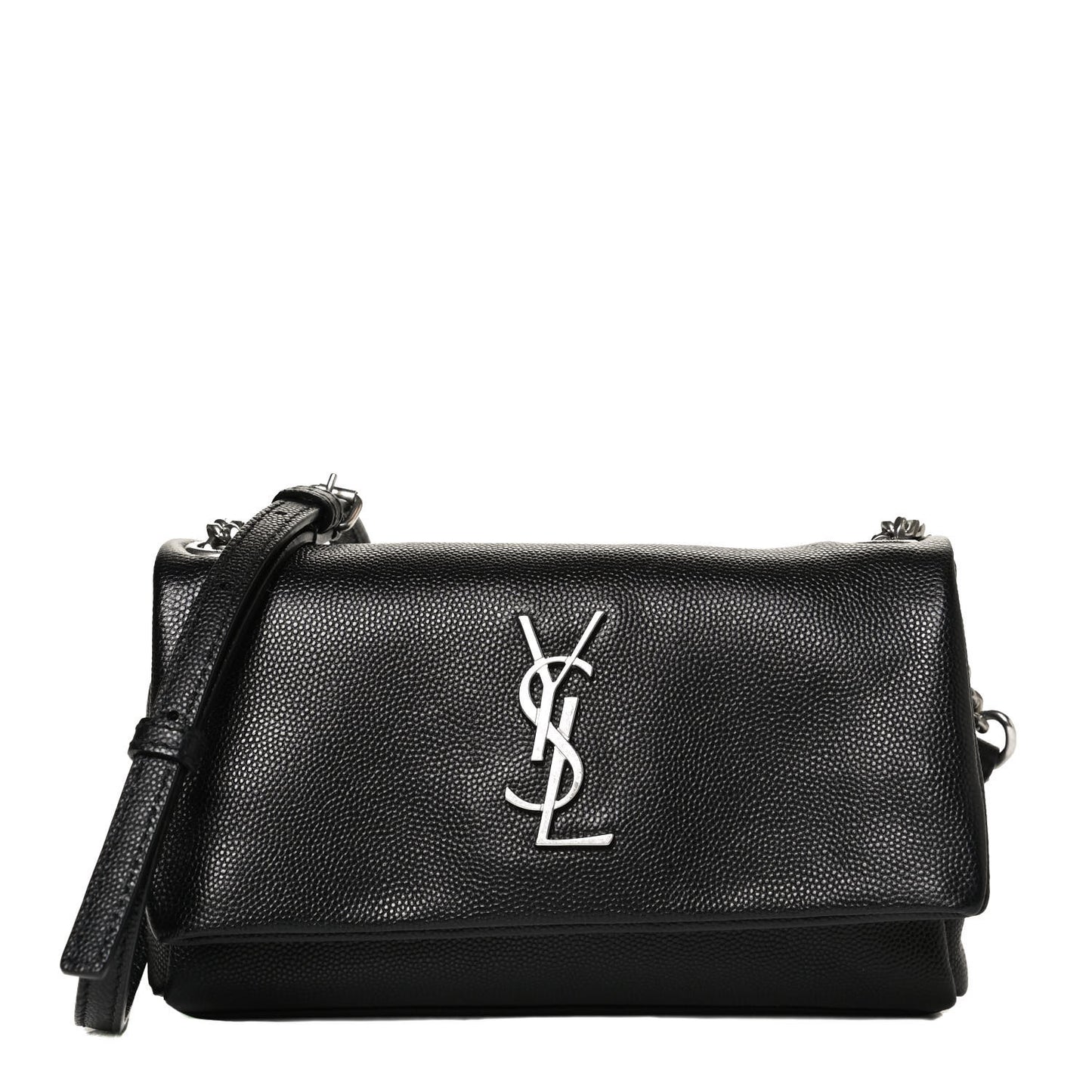 Grain De Poudre Monogram Toy West Hollywood Fold-Over Bag Black