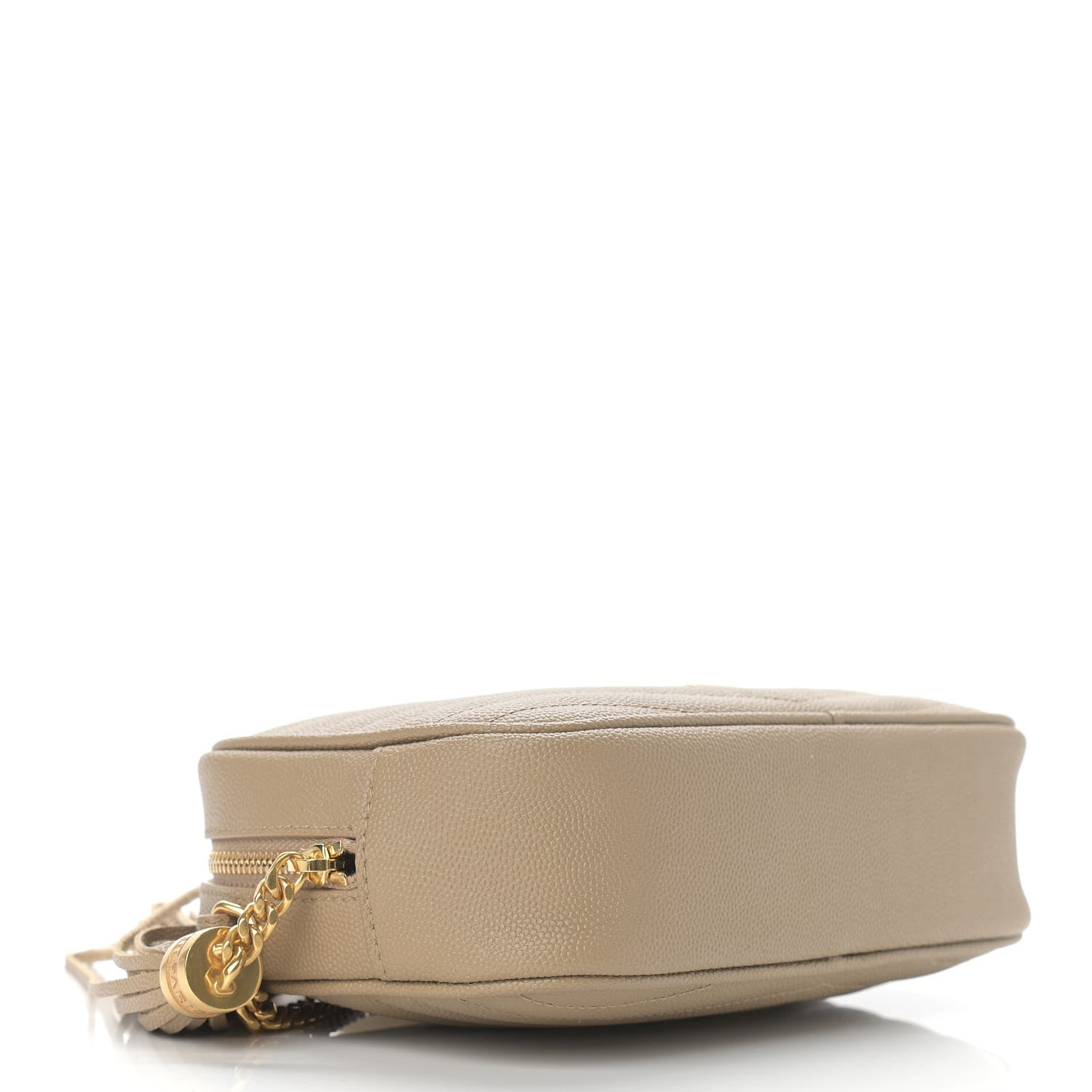 Saint Laurent Grain De Poudre Matelasse Monogram Mini Lou Camera Bag Dark Beige 4 of 9