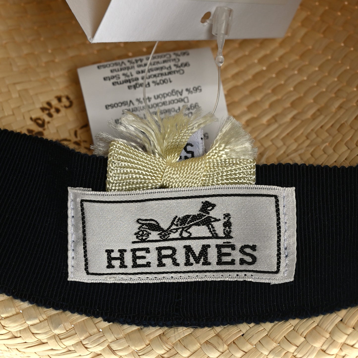 Chapeau Femme Anouk Panama Hat 57 Naturel Marine