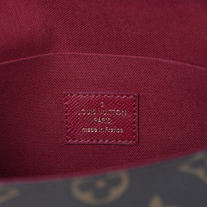 Louis Vuitton Monogram Pochette Felicie Chain Wallet Fuchsia 6 of 7