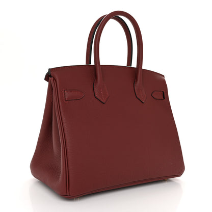 Hermes Togo Birkin 30 Rouge H 3 of 13