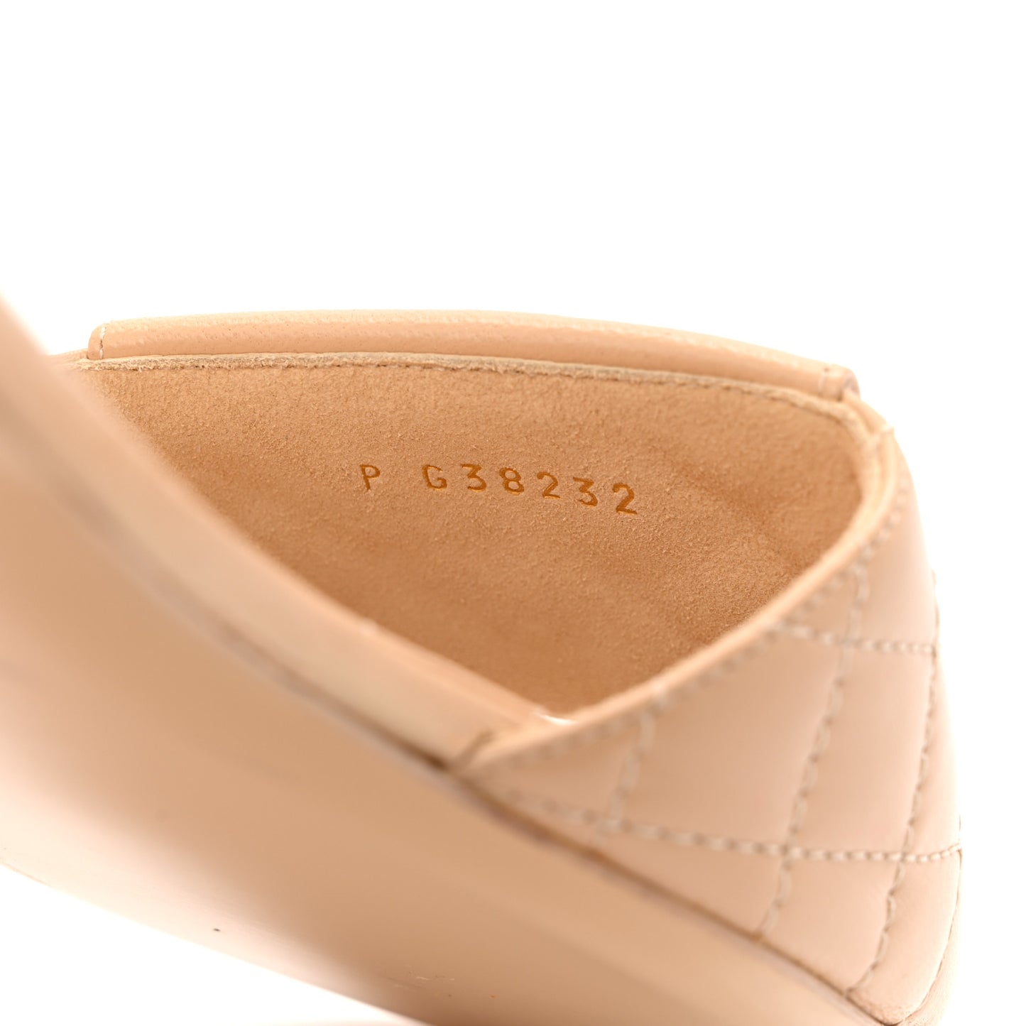 Lambskin Quilted CC Turnlock Sandals 38.5 Beige